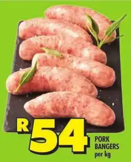 Shoprite Pork bangers offer