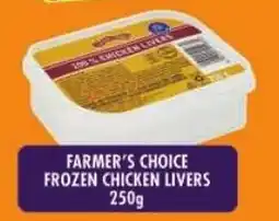 Shoprite Farmer's choice frozen chicken livers offer