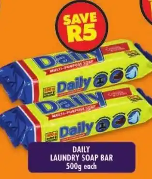 Shoprite Daily laundry soap bar offer