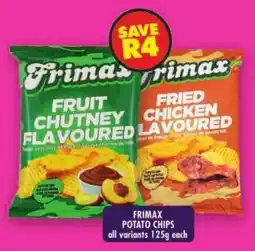 Shoprite Frimax potato chips all variants offer