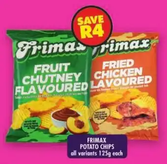 Shoprite Frimax potato chips all variants offer