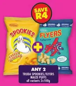 Shoprite Truda spookies/flyers maize puffs all variants offer