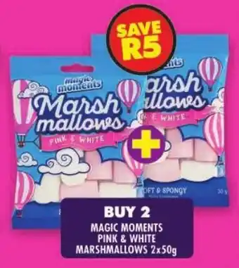 Shoprite Magic moments pink & white marshmallows offer