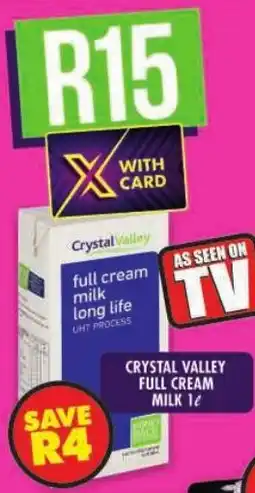 Shoprite Crystal valley full cream milk offer