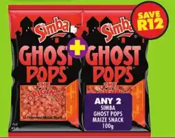 Shoprite Simba ghost pops maize snack offer