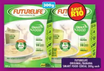 Shoprite Futurelife original/banana smart food cereal offer