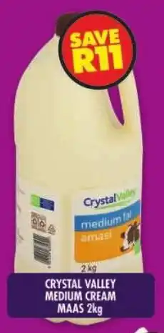 Shoprite Crystal valley medium cream maas offer