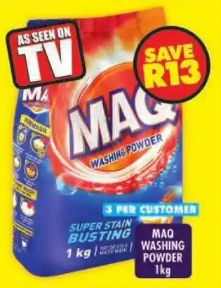 Shoprite Maq washing powder offer