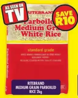 Shoprite Ritebrand medium grain parboiled rice offer