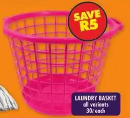 Shoprite Laundry basket all variants offer