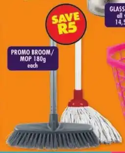 Shoprite Promo broom/ mop offer