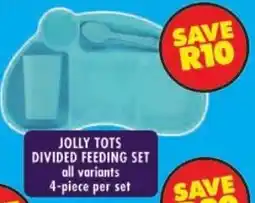 Shoprite Jolly tots divided feeding set all variants offer