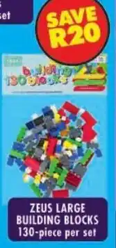 Shoprite Zeus large building blocks offer