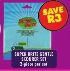 Shoprite Super brite gentle scourer set offer