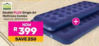 Game Camp Master Double PLUS Single Air Mattress Combo offer