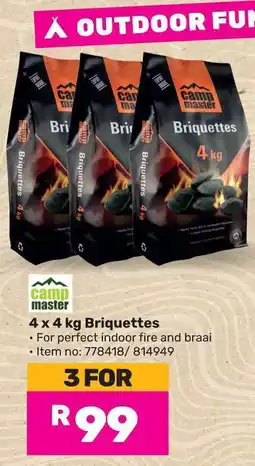 Game Camp Master Briquettes offer