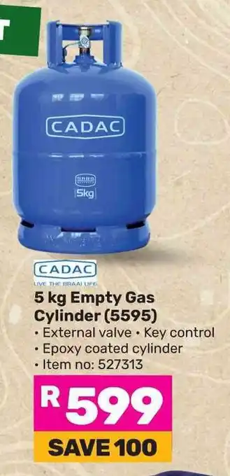 Game CADAC Empty Gas Cylinder offer