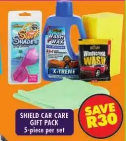 Shoprite Shield car care gift pack offer