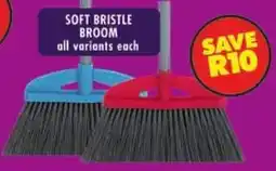 Shoprite Soft bristle broom all variants offer