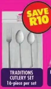 Shoprite Traditions cutlery set offer