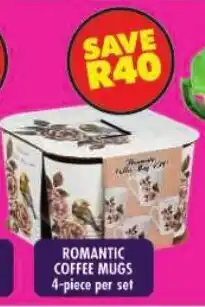 Shoprite Romantic coffee mugs offer