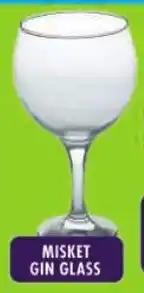 Shoprite Misket gin glass offer