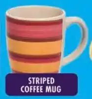 Shoprite Striped coffee mug offer