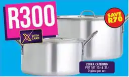 Shoprite Zebra catering pot set offer