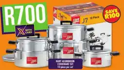 Shoprite Hart aluminium cookware set offer