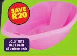 Shoprite Jolly tots baby bath all variants offer