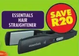 Shoprite Essentials hair straightener offer