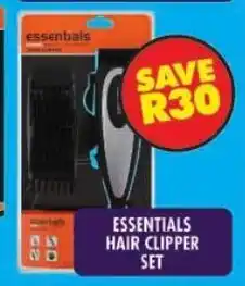 Shoprite Essentials hair clipper set offer