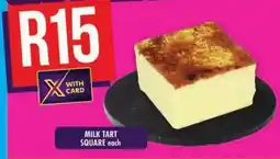 Shoprite Milk tart square offer