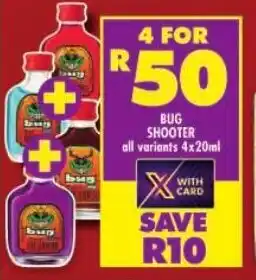 Shoprite Bug shooter all variants offer