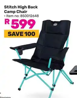 Game Stitch High Back Camp Chair offer