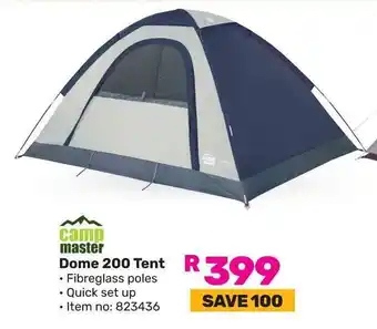 Game Camp Master Dome 200 Tent offer