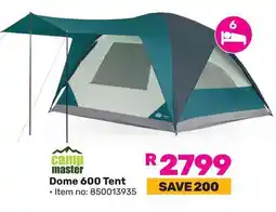 Game Camp Master Dome 600 Tent offer