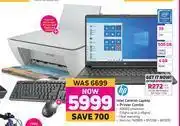 Game hp Intel Celeron Laptop + hp All In One Printer & Keyboard Combo offer