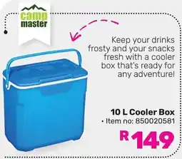 Game Camp Master Cooler Box offer