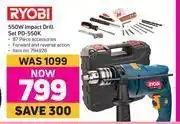 Game Ryobi 550W Impact Drill Set PD-550K offer