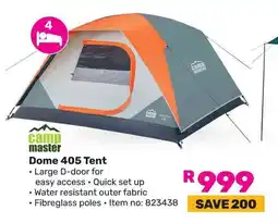 Game Camp Master Dome 405 Tent offer