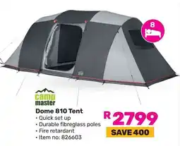 Game Camp Master Dome 810 Tent offer