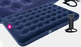 Game Camp Master Double Airbed with Hand Pump offer