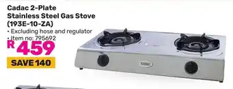 Game Cadac 2-Plate Stainless Steel Gas Stove offer