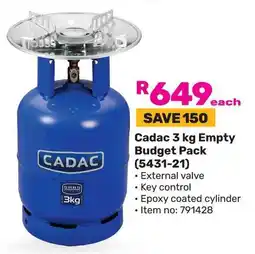 Game Cadac Empty Budget Pack offer