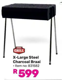 Game EXPERT GRILL X-Large Steel Charcoal Braai offer