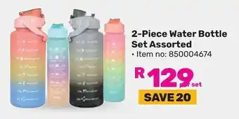 Game Water Bottle Set Assorted offer