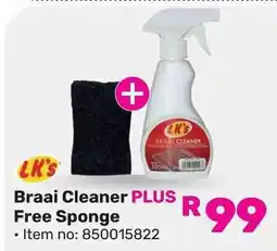 Game LK's Braai Cleaner PLUS Free Sponge offer