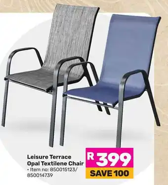 Game Leisure Terrace Opal Textilene Chair offer