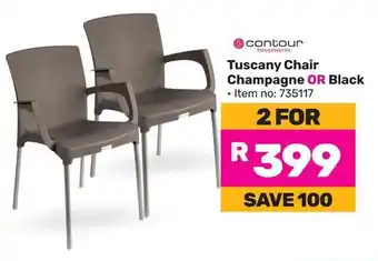 Game Contour Tuscany Chair Champagne OR Black offer